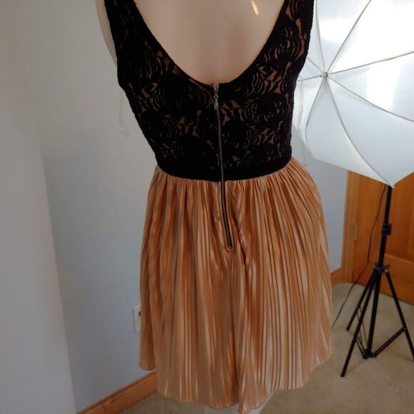 Womens S Rewind dress tank black lace pleated - Picture 6 of 8